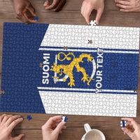Personalized Finland Suomi Lion Puzzle Pride Of The North - Wonder Print Shop