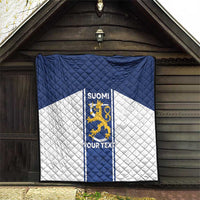 Personalized Finland Suomi Lion Quilt Pride Of The North - Wonder Print Shop