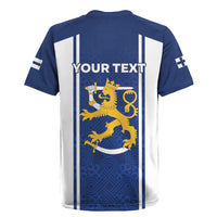 Personalized Finland Suomi Lion Rugby Jersey Pride Of The North - Wonder Print Shop
