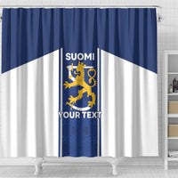 Personalized Finland Suomi Lion Shower Curtain Pride Of The North - Wonder Print Shop