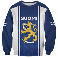 Personalized Finland Suomi Lion Sweatshirt Pride Of The North - Wonder Print Shop