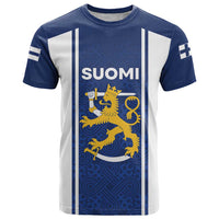 Personalized Finland Suomi Lion T Shirt Pride Of The North - Wonder Print Shop