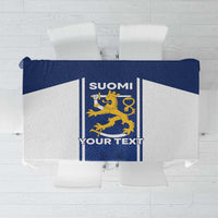 Personalized Finland Suomi Lion Tablecloth Pride Of The North - Wonder Print Shop