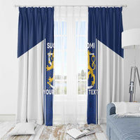 Personalized Finland Suomi Lion Window Curtain Pride Of The North - Wonder Print Shop