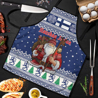 Funny Finland Christmas Apron Hauskaa Joulua Joulupukki - Wonder Print Shop