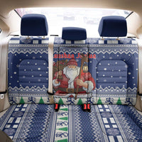 Funny Finland Christmas Back Car Seat Cover Hauskaa Joulua Joulupukki - Wonder Print Shop