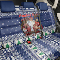 Funny Finland Christmas Back Car Seat Cover Hauskaa Joulua Joulupukki - Wonder Print Shop