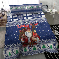 Funny Finland Christmas Bedding Set Hauskaa Joulua Joulupukki - Wonder Print Shop