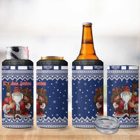 Funny Finland Christmas 4 in 1 Can Cooler Tumbler Hauskaa Joulua Joulupukki - Wonder Print Shop