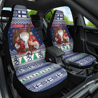 Funny Finland Christmas Car Seat Cover Hauskaa Joulua Joulupukki - Wonder Print Shop