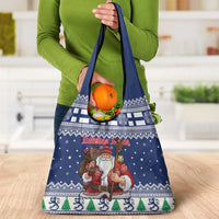 Funny Finland Christmas Grocery Bag Hauskaa Joulua Joulupukki - Wonder Print Shop