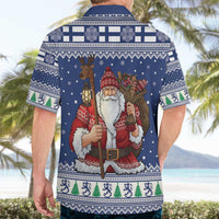 Funny Finland Christmas Hawaiian Shirt Hauskaa Joulua Joulupukki - Wonder Print Shop