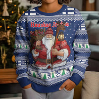 Funny Finland Christmas Kid Ugly Christmas Sweater Hauskaa Joulua Joulupukki - Wonder Print Shop