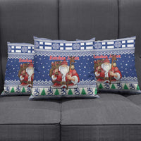 Funny Finland Christmas Pillow Cover Hauskaa Joulua Joulupukki - Wonder Print Shop
