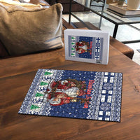 Funny Finland Christmas Puzzle Hauskaa Joulua Joulupukki - Wonder Print Shop