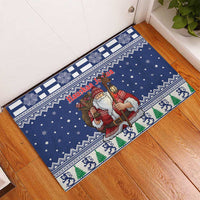 Funny Finland Christmas Rubber Doormat Hauskaa Joulua Joulupukki - Wonder Print Shop