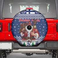 Funny Finland Christmas Spare Tire Cover Hauskaa Joulua Joulupukki - Wonder Print Shop