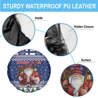 Funny Finland Christmas Spare Tire Cover Hauskaa Joulua Joulupukki - Wonder Print Shop