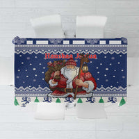 Funny Finland Christmas Tablecloth Hauskaa Joulua Joulupukki - Wonder Print Shop