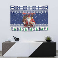 Funny Finland Christmas Tapestry Hauskaa Joulua Joulupukki - Wonder Print Shop