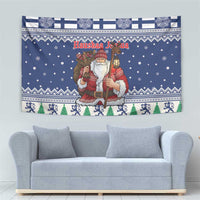 Funny Finland Christmas Tapestry Hauskaa Joulua Joulupukki - Wonder Print Shop