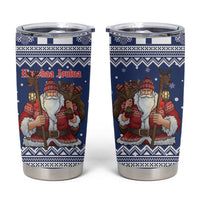 Funny Finland Christmas Tumbler Cup Hauskaa Joulua Joulupukki - Wonder Print Shop