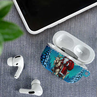 Finland Joulupukki Christmas AirPods Case Riding the Yule Goat - Wonder Print Shop