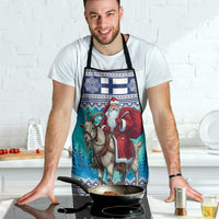 Finland Joulupukki Christmas Apron Riding the Yule Goat - Wonder Print Shop