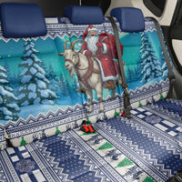 Finland Joulupukki Christmas Back Car Seat Cover Riding the Yule Goat - Wonder Print Shop
