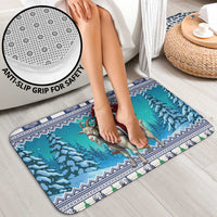 Finland Joulupukki Christmas Bathroom Set Riding the Yule Goat - Wonder Print Shop