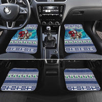 Finland Joulupukki Christmas Car Mats Riding the Yule Goat - Wonder Print Shop