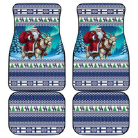 Finland Joulupukki Christmas Car Mats Riding the Yule Goat - Wonder Print Shop