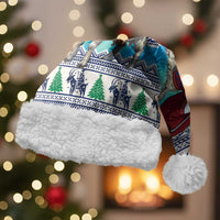 Finland Joulupukki Christmas Santa Hat Riding the Yule Goat - Wonder Print Shop