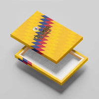 World Football 2026 Colombia Canvas Wall Art Vamos Los Cafeteros - Wonder Print Shop