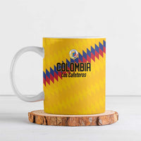 Custom World Football 2026 Colombia Ceramic Mug Vamos Los Cafeteros - Wonder Print Shop