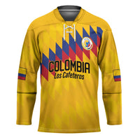 Custom World Football 2026 Colombia Hockey Jersey Vamos Los Cafeteros - Wonder Print Shop