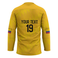 Custom World Football 2026 Colombia Hockey Jersey Vamos Los Cafeteros - Wonder Print Shop