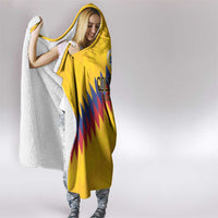 World Football 2026 Colombia Hooded Blanket Vamos Los Cafeteros - Wonder Print Shop