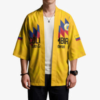 Custom World Football 2026 Colombia Kimono Vamos Los Cafeteros - Wonder Print Shop