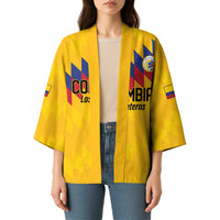 Custom World Football 2026 Colombia Kimono Vamos Los Cafeteros - Wonder Print Shop