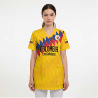 Custom World Football 2026 Colombia Scrub Top Vamos Los Cafeteros - Wonder Print Shop