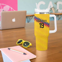 Custom World Football 2026 Colombia Tumbler With Handle Vamos Los Cafeteros - Wonder Print Shop