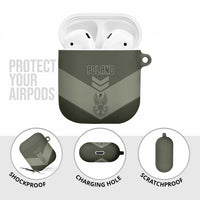 Poland Home Army AirPods Case Armia Krajowa Military Eagle Chevron Design
