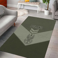 Poland Home Army Area Rug Armia Krajowa Military Eagle Chevron Design