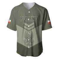Personalized Poland Home Army Baseball Jersey Armia Krajowa Military Eagle Chevron Design
