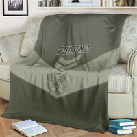 Poland Home Army Blanket Armia Krajowa Military Eagle Chevron Design