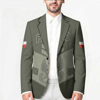 Personalized Poland Home Army Blazer Armia Krajowa Military Eagle Chevron Design