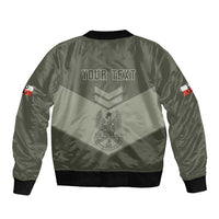 Personalized Poland Home Army Bomber Jacket Armia Krajowa Military Eagle Chevron Design