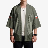 Personalized Poland Home Army Kimono Armia Krajowa Military Eagle Chevron Design