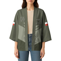 Personalized Poland Home Army Kimono Armia Krajowa Military Eagle Chevron Design